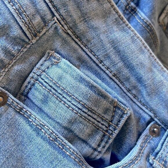 Kenneth Cole Raw Hem "Jess" Distressed Skinny Jean 12 - Picture 7 of 16